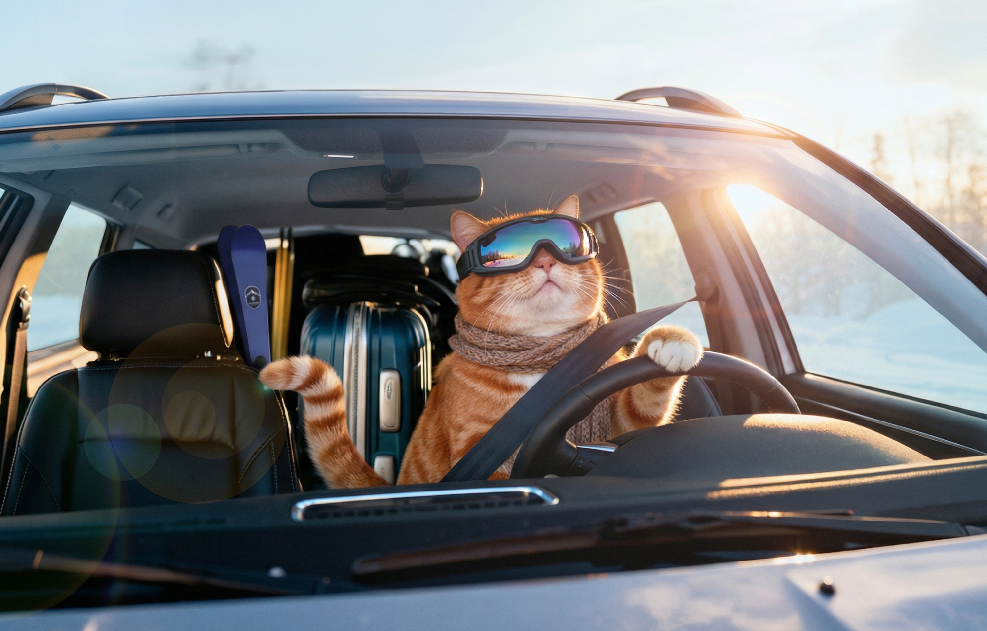 Kat in het bakkie